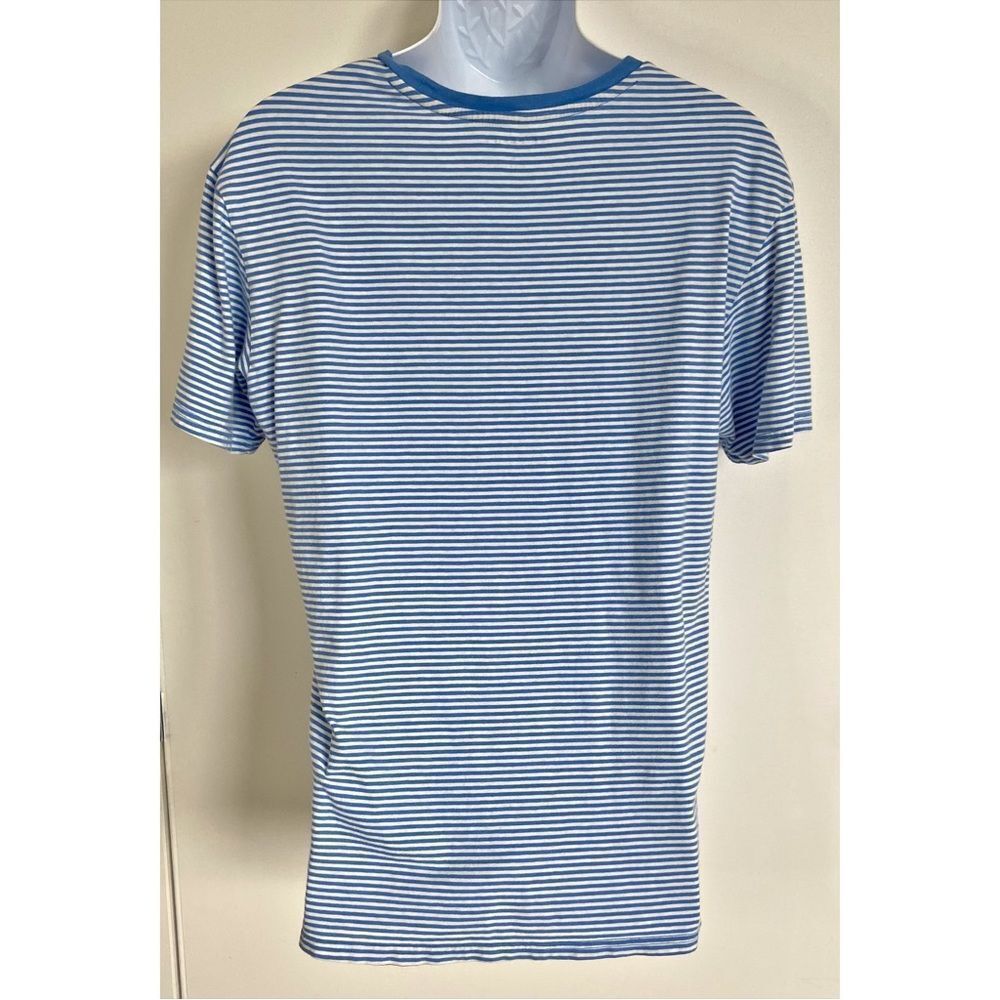 Pacsun Basics Blue Stripe T-Shirt Mens Size Medium - Picture 3 of 5
